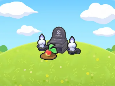 Creepy grave offering