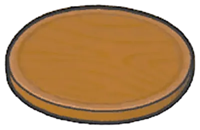Wooden plate