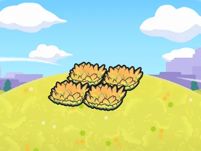 Elevated yellow tall grass