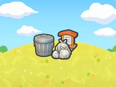 Trash collection site