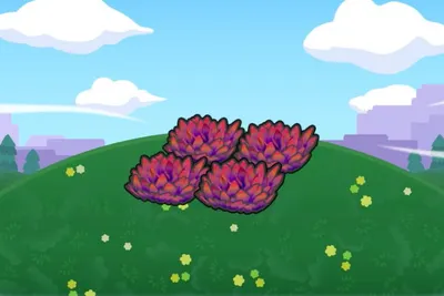 Elevated red tall grass