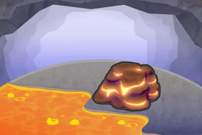 Piping-hot lava