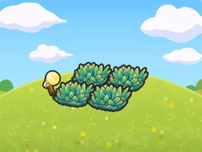 Illuminated tall grass